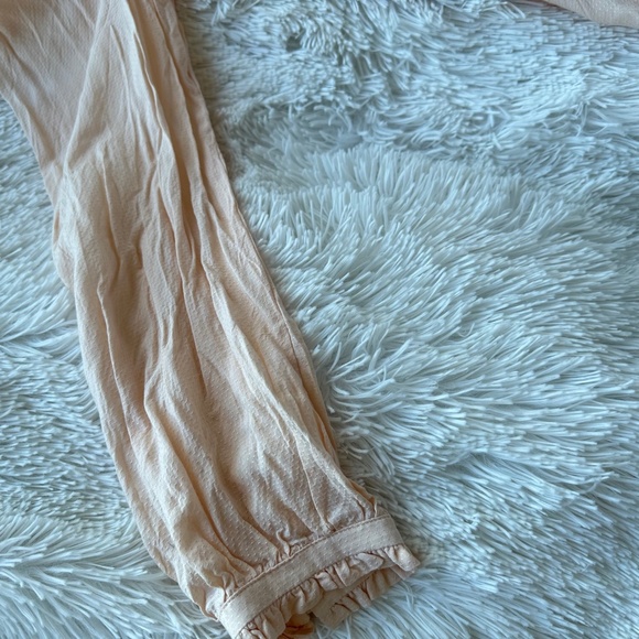 NWOT MODCLOTH Thoroughly Ladylike Button-Up Top in Peach Size XL Extra Large - Picture 12 of 12